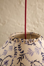 A close up detail of the frill top edge on Daunder Ruffle Statement Lampshade